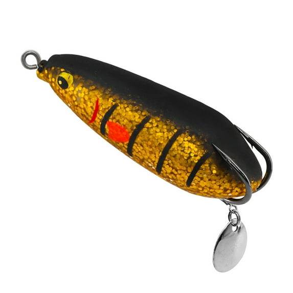 Fishing Lures Frog Baits Vivid Pattern Easy to Throw 3D Eyes Thunder Fishing Lures Black Fish Fake Frogs Fishing Tackle