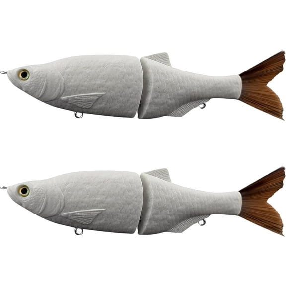 Unbranded Glide Bait Fishing Lures for Bass, Trout, Shad, Musky, 2 Count