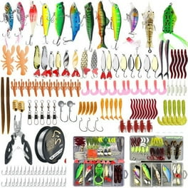 4pcs Fishing Lures for Bass Trout 6-Segmented Multi Jointed Swimbaits Slow  Sinking Swimming Lures Freshwater Saltwater Bass Fishing Lures Kit Lifelike