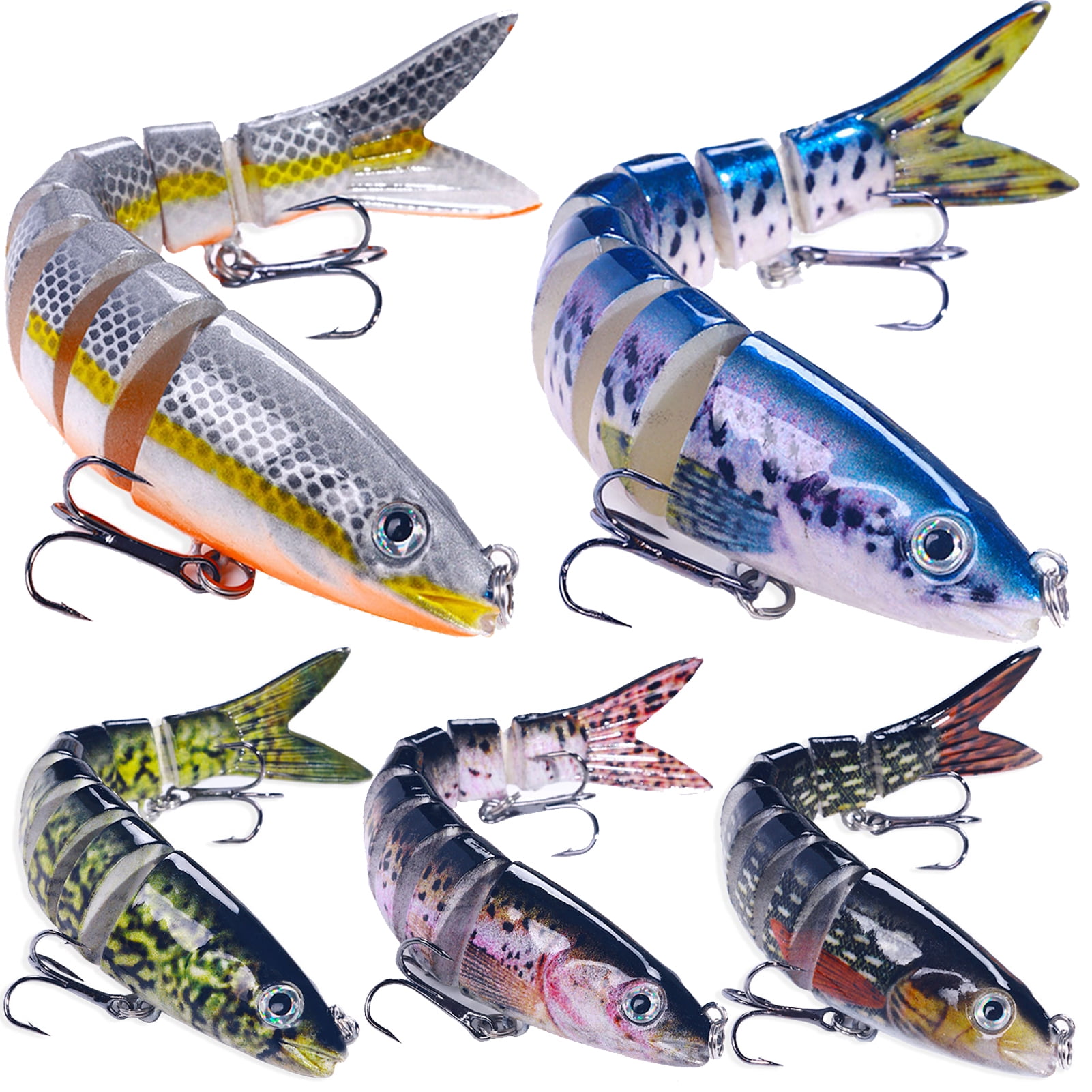 Multi-Jointed Fishing Lure UFISH  5 Segment Swimbait For Freshwater &  Saltwater Multi Fishing Tool