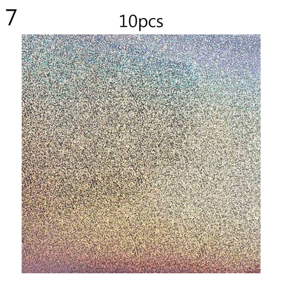 Fishing Lures Sticker Adhesive Fish Scales Lure Tape, 10Pcs 3D Stereoscopic Rainbow Laser Sticker Fishing Lure DIY Material Accessory for Metal Lures Bait Fishing Tackle