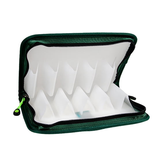 Fishing Lures Storing Bag with Two Way Zippers Fish Lures Storage Case Clear Visual Squid Jigs Lures Hook Storage Case