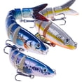 thumbnail image 1 of Fishing Lures for Bass Trout Multi Jointed Swimbaits Slow Sinking Bait for Freshwater Saltwater Bionic Fishing Lure Kit Lifelike, 1 of 5