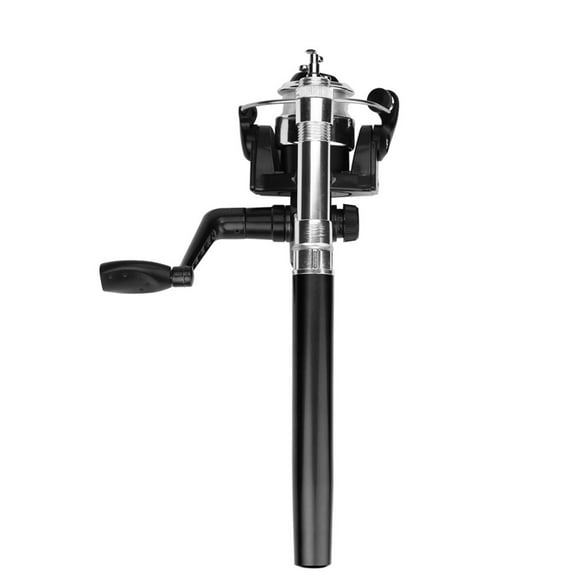 Fishing Lures on Clearance &nbsp;Mini Portable Pocket Fish Pen Shape Aluminum Alloy Fishing Rod Pole Reel Fishing Gifts for Men
