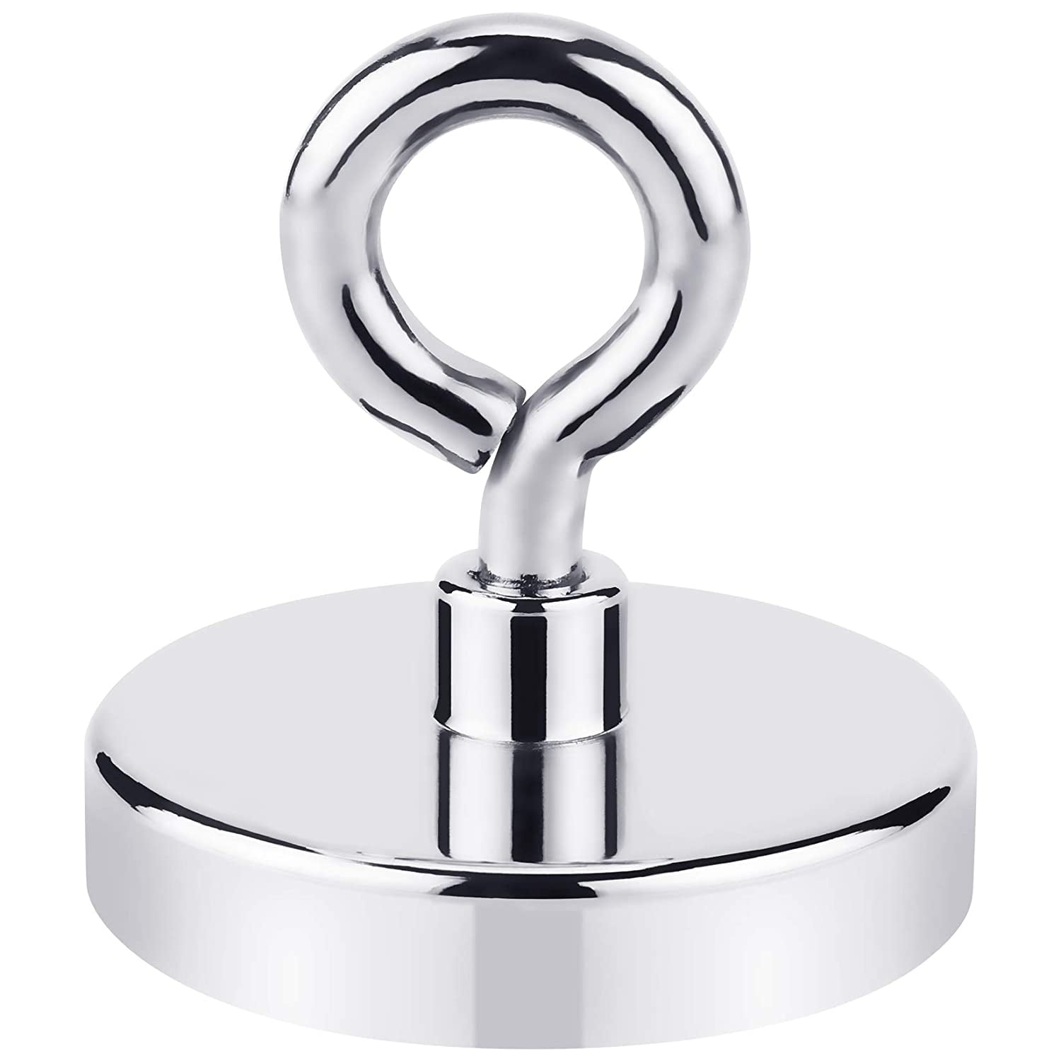 Fishing 300 LBS Pulling Force 2 inch Neodymium Rare Earth with Lifting EyeBolt