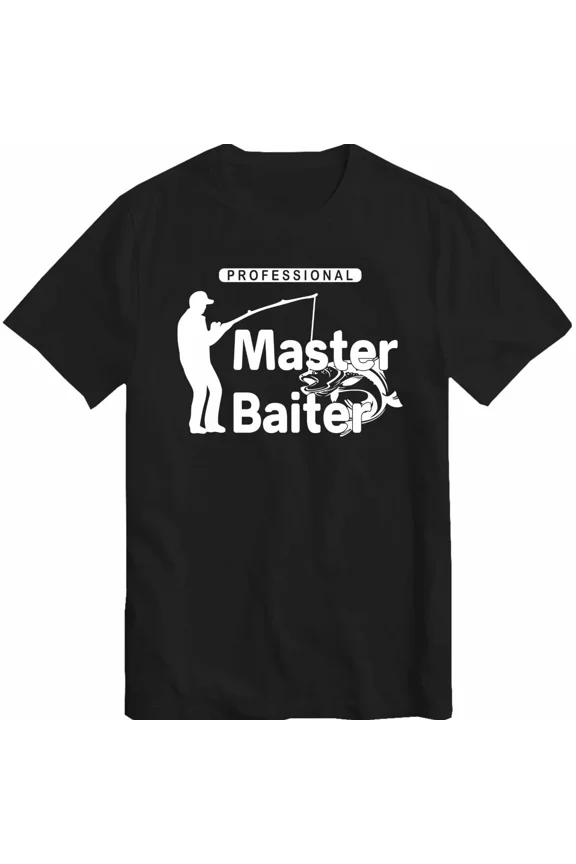 Fishing Master Baiter Bass Fishing Tee Gift For Dad Unisex T-Shirt up to size 5XL