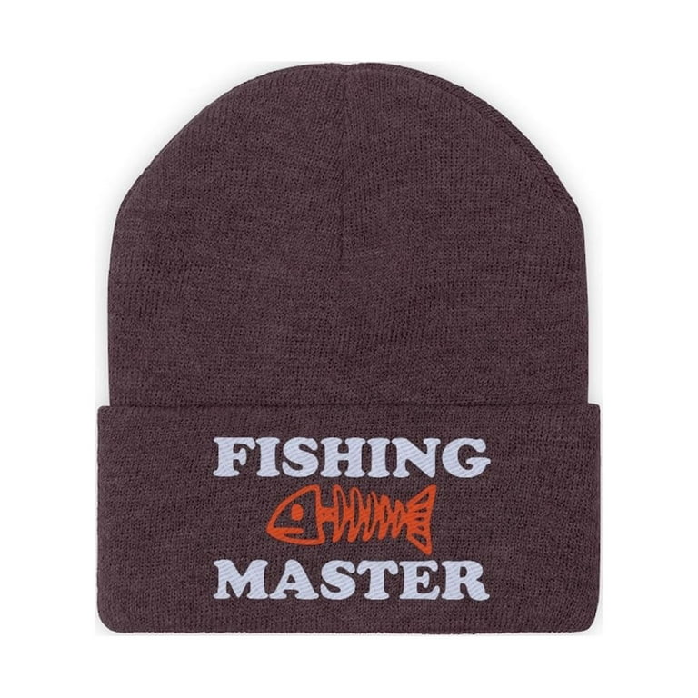 Fisherman Beanie Hats for Men Fishing Gifts Ice Fishing Gear Mens