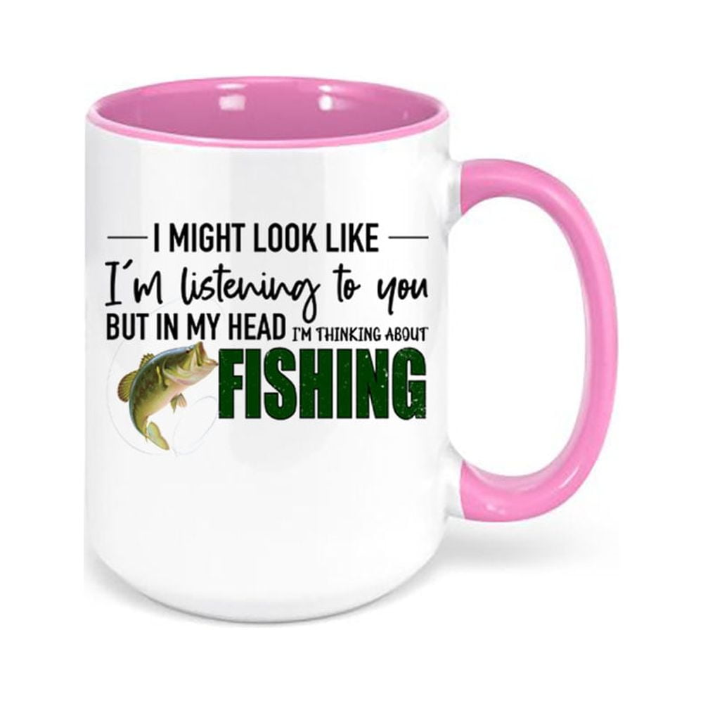I'd Rather Be Fishing Mug, Fishing Gift, Fisherman Mug, Fisherman Gift  Ideas, Outdoor Mug - Print your thoughts. Tell your stories.