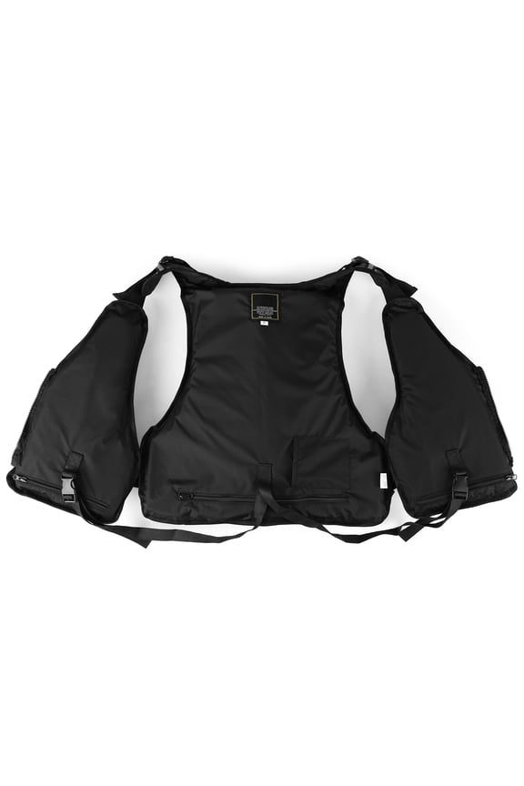Fishing Multi-Pockets Fly Fishing Jacket Buoyancy Vest With Water Bottle Holder For Kayaking Sailing Boating Water Sports