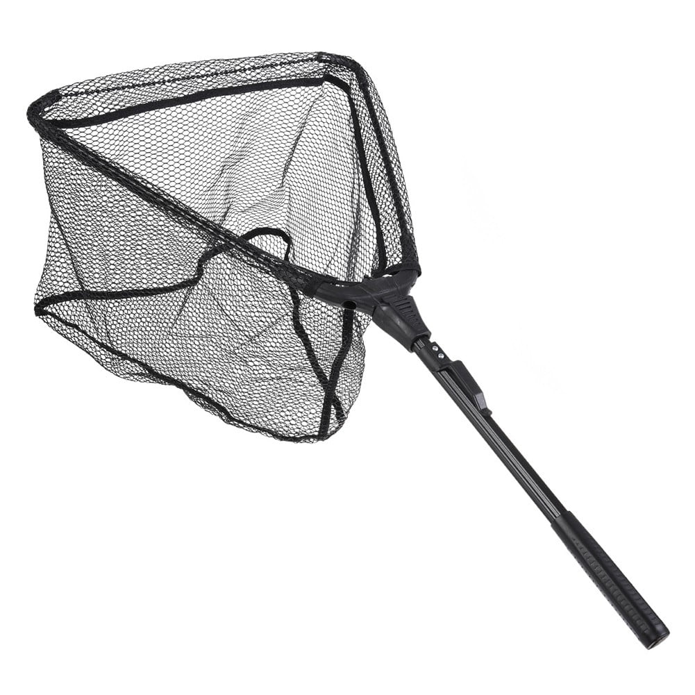 Fishing Net Fish Landing Nets Collapsible Pole Handle For Saltwater  Freshwater