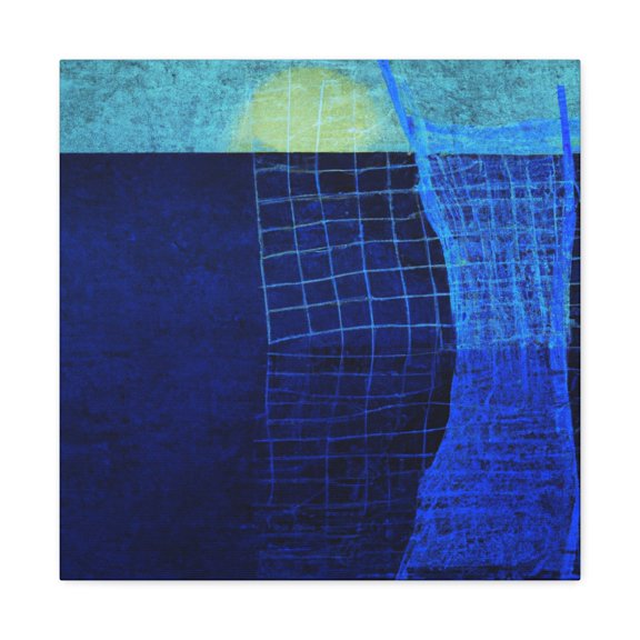 "Fishing Net Minimalism" - Canvas