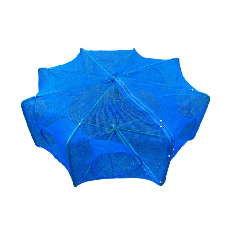 Fishing Net Steel Wire Blue - Perfect for Crabs Shrimp Lobster & More ...
