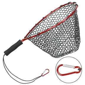 Fishing Net Telescopic Folding Fishing Extending Fly Carp Silicone Dip Net