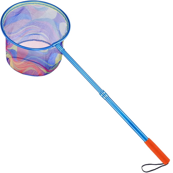 Fishing Net Telescopic Lightweight Landing With Aluminum Pole Handle And Nylon Mesh Catch Release Butterfly For Outdoor