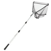 Fishing Net with Telescoping Handle- Collapsible and Adjustable Landing Net with Corrosion Resistant Handle and Carry Bag By Wakeman Outdoors (80”)