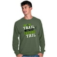 thumbnail image 1 of Fishing On Trail Chasing Tail Fisher Men's Long Sleeve Tee T Shirt Brisco Brands S, 1 of 6