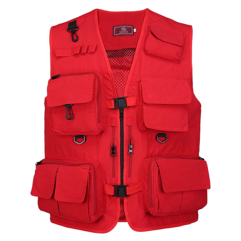 Fishing Photography Vest Summer Multi Pockets Mesh Jackets Quick Dry  Waistcoat 