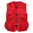thumbnail image 1 of Fishing Photography Vest Summer Multi Pockets Mesh Jackets Quick Dry, 1 of 7