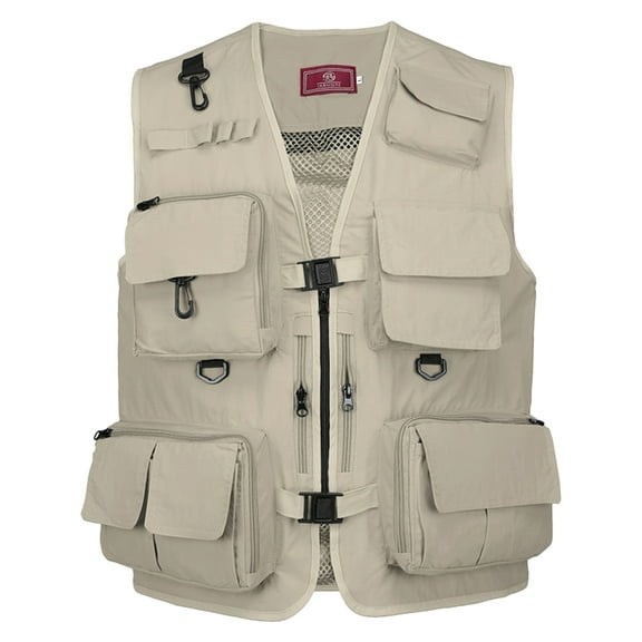 Fishing Photography Vest Summer Multi Pockets Mesh Jackets Quick Dry