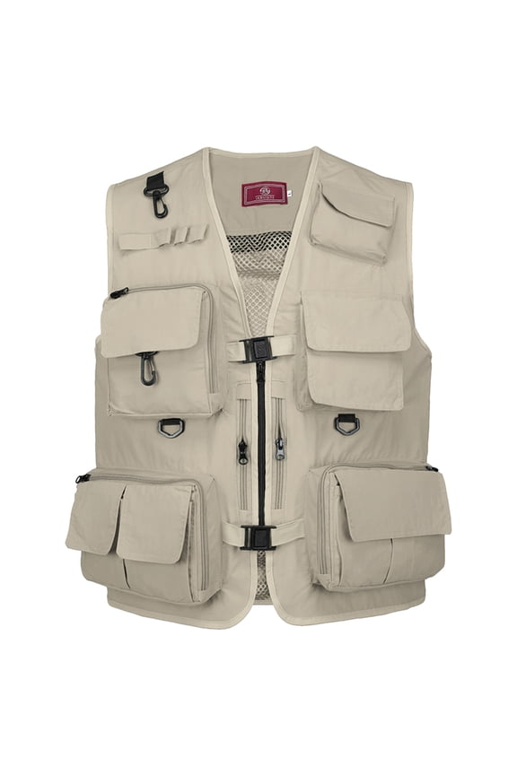 Fishing Photography Vest Summer Multi Pockets Mesh Jackets Quick Dry