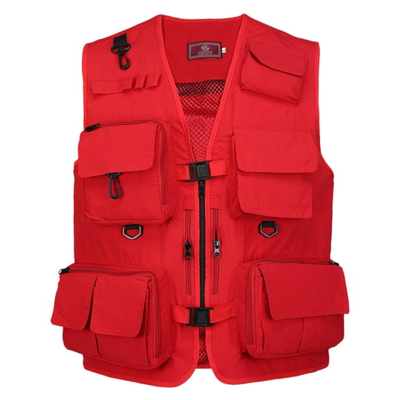 Fishing Photography Vest Summer Multi Pockets Mesh Jackets Quick