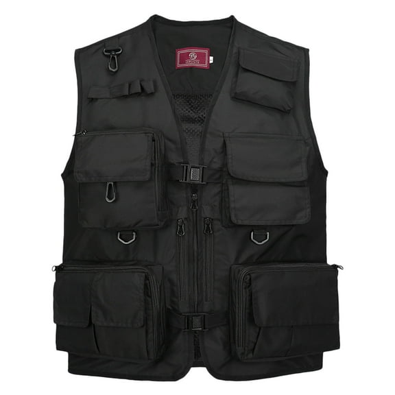 Fishing Photography Vest Summer Multi Pockets Mesh Jackets Quick