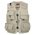 thumbnail image 1 of Fishing Photography Vest Summer Multi Pockets Mesh Jackets Quick, 1 of 7