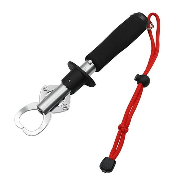 Fishing Plier Multi-Function Pliers Fish Nose Plier Fisherman's Fishing Pliers with Safety Lanyard for Men Kayak Fishing