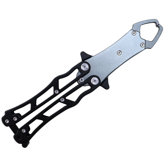 Fishing Pliers Foldable Fish Holder Grippers Tool Fish Lip Grippers Fish Mouth Grabber Fishing Accessory for Saltwater