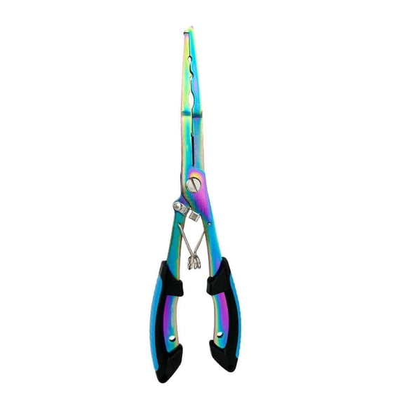 Fishing Pliers with Line Cutter, Stainless Steel Hook Remover for Saltwater and Freshwater, Multifunctional Lure