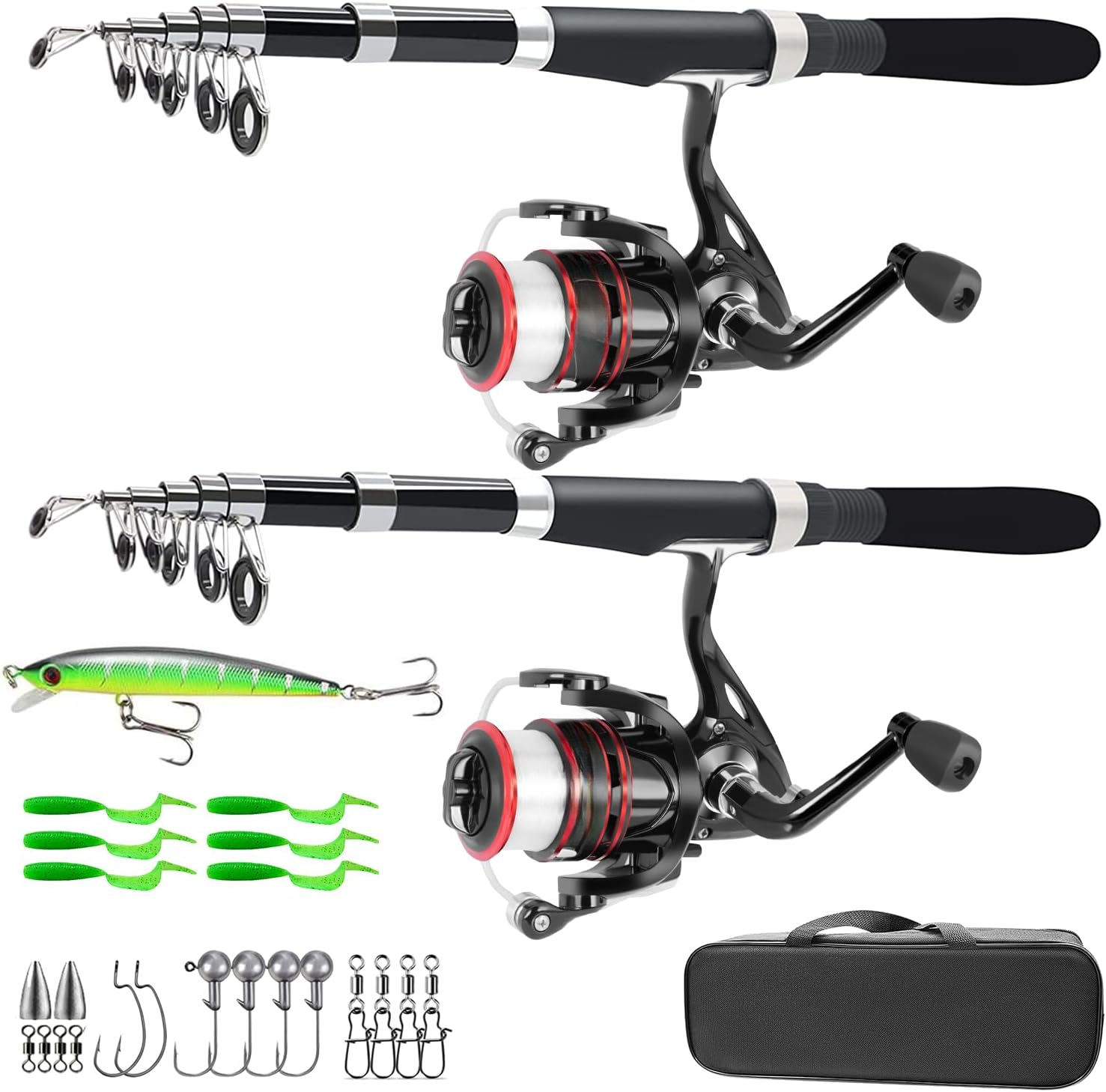 d&d fishing poles Penn SSVII4500LL701M Spinfisher VII Live Liner Spinning Combo 7' Telescopic fishing pole is sensitive graphite blank construction Telescopic Rods Osaka Fishing Rod