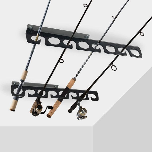 Fishing Pole Holder Wall Mount, Fishing Rod Holders for Garage