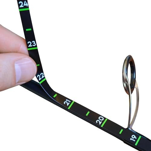 Fishing Pole Measuring Tape Sticker, 24 Inch Ruler Decal to attach to ...