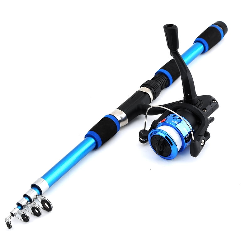 Fishing Pole Set Full Kits With Telescopic Fishing Rod And Spinning Reel  Baits Hooks Travel Pole Set - Walmart.com