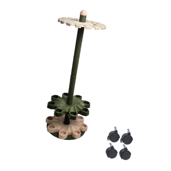 Fishing Poles Holder for Garage up to16 Angling Rods, Fishing Rods Organizers 360 Degree Rotating Angling Rod Holder