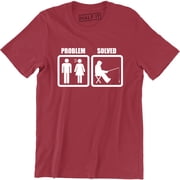 Fishing Problem Solved funny Fisherman Mens Gift T-Shirt