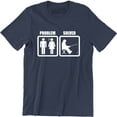 thumbnail image 1 of Fishing Problem Solved funny Fisherman Men's Gift T-Shirt, 1 of 4