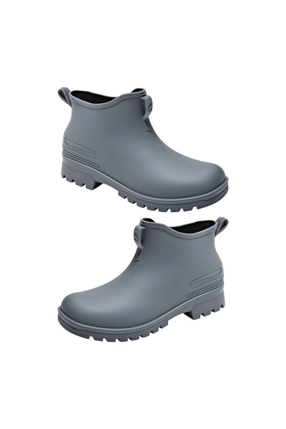 Fishing Rain Shoes Men Women Anti Slip Water Boot for Outdoor Comfortable Short Shoes Waterproof Ankle Rain Boot