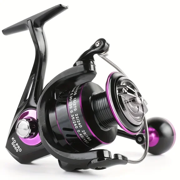 Fishing Reel 1000-6000 Series Max Drag 10kg 5.0:1/4.7: 1 Metal Spool Spinning Reel Saltwater Reel CNC Rocker Fishing Reel