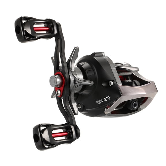 Fishing Reel, Aluminum Alloy, 12+1 Ball Bearings, Magnetic Brake System, Left Handed Or Right Handed, For Fishing