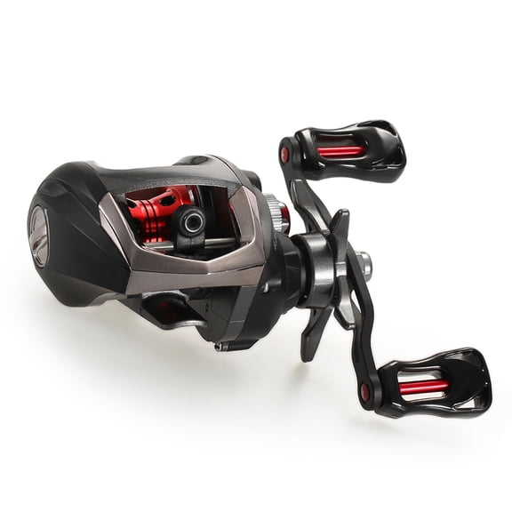Fishing Reel, Aluminum Alloy, 12+1 Ball Bearings, Magnetic Brake System, Left Handed Or Right Handed, For Fishing