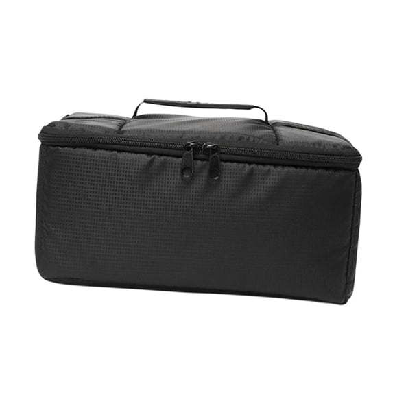 Fishing Reel Bag Large, Storage Holder Organizer Removable Dividers Tote Fishing Tackle Bags Fishing Reel bag Boxes for Boat Outdoor Black