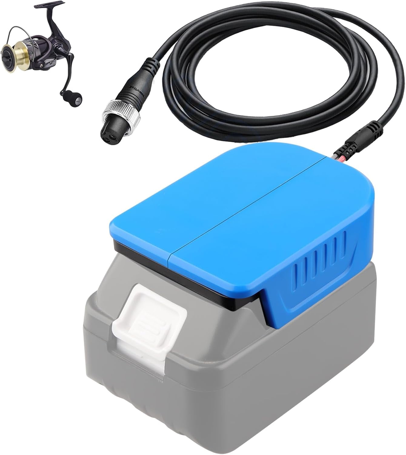 Daiwa Electric Reel Fishing Reel Battery Adapter For Makita 18V To Daiwa & Shimano Electric Reels Shimano Spinning Reel Daiwa Electric Reel Fishing Reel Battery Adapter For Makita 18V To Daiwa & Shimano Electric Reels Shimano Spinning Reel