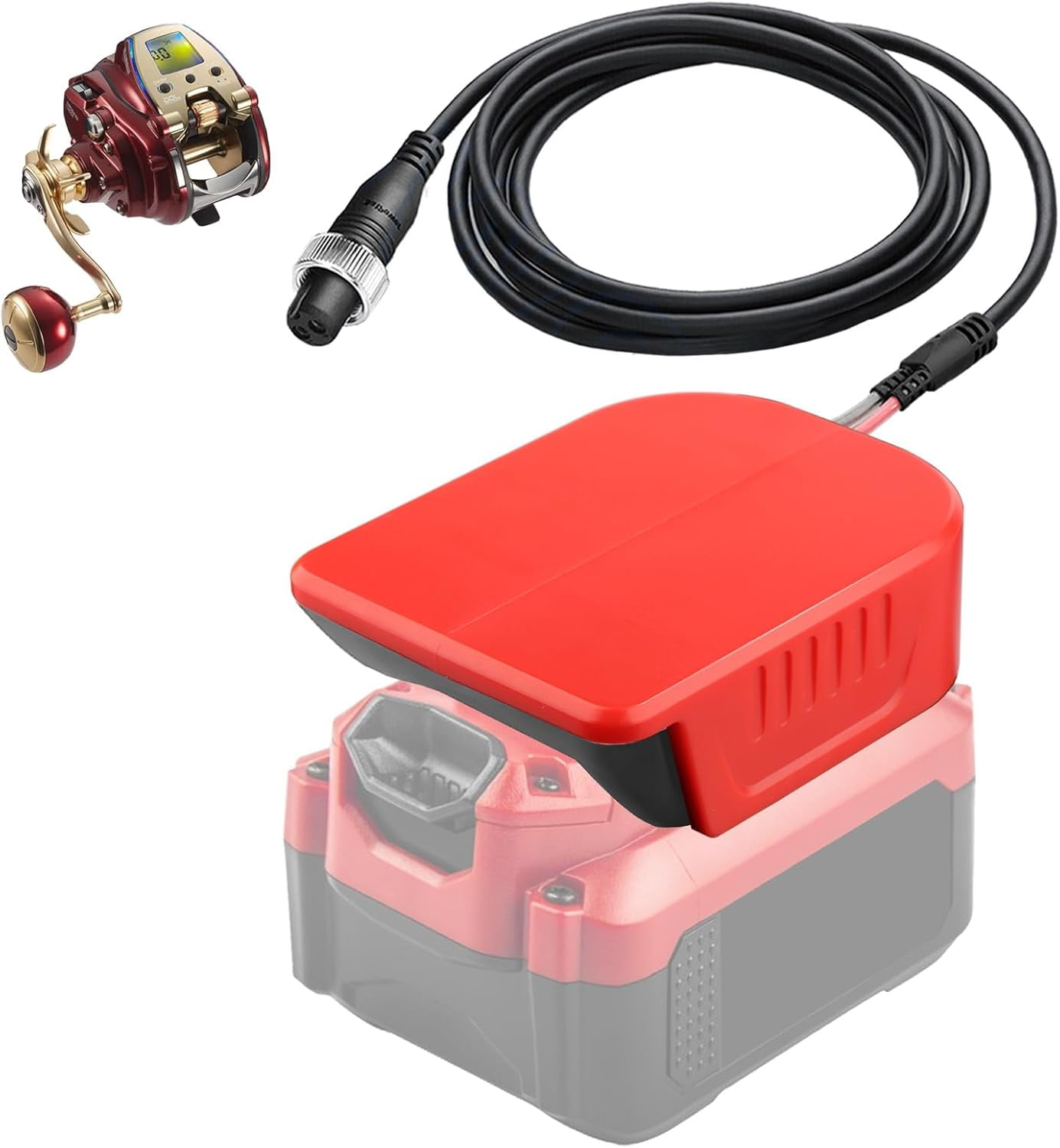 Wilson Electric Reel Battery Adapter Cable - Seaborg main image 0