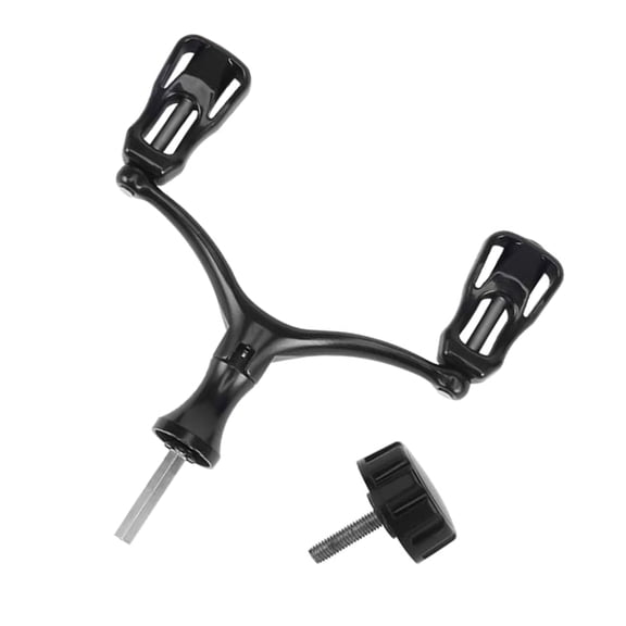 Fishing Reel Double Arm Handle Grip Aluminum Alloy Arm Double-end Handle Grip for 1000-4000 Model