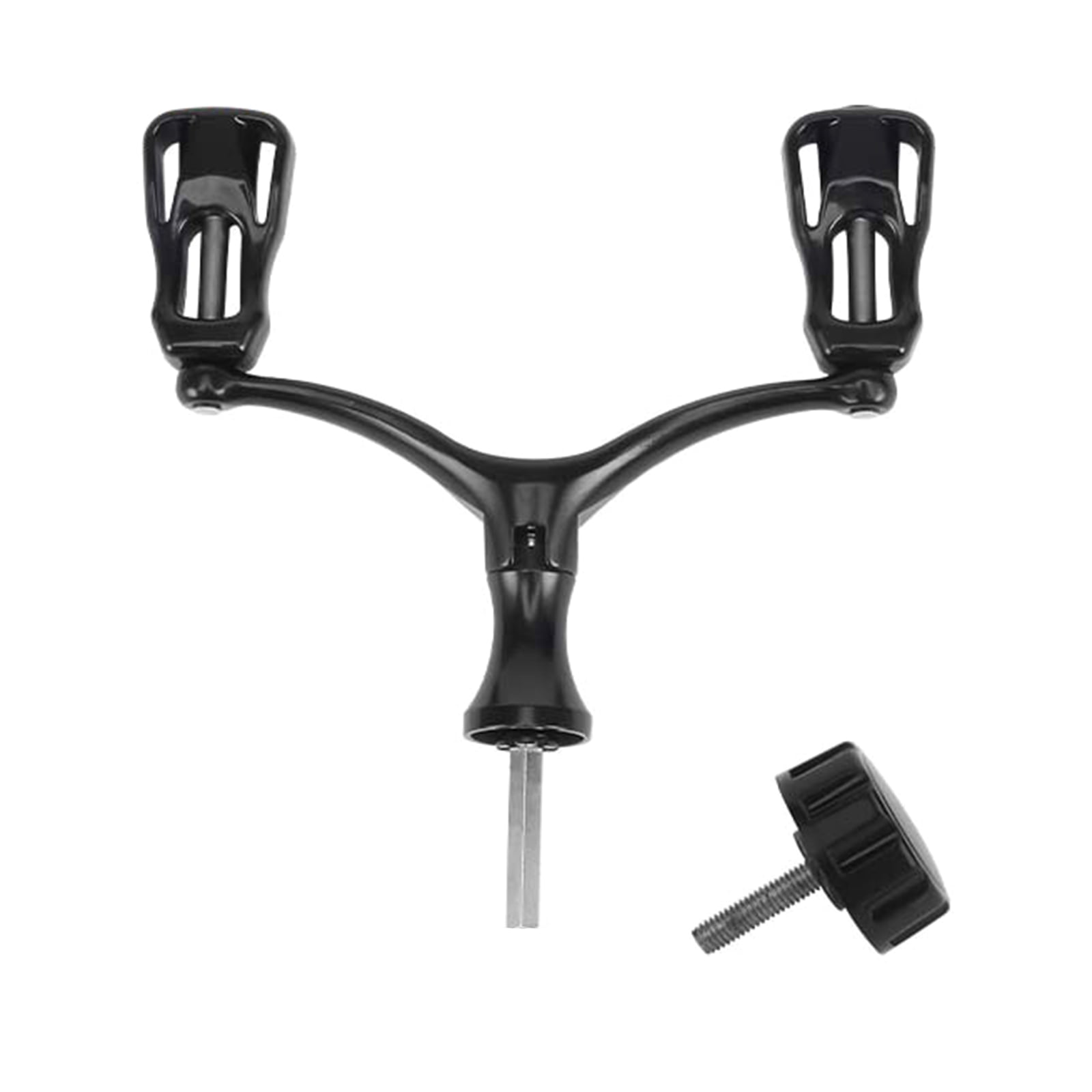 Fishing Reel Double Rocker Arm Handle Grip Aluminum Alloy Rocker Arm ...
