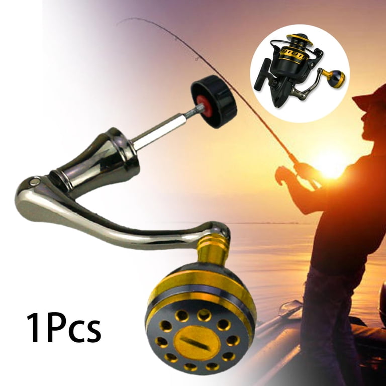 crank handles for fishing reels Fishing Reel Handle,Fishing Reel Handle Replacement Grips Knob,Full Metal  Universal Power Handle ,Rocker Arm Crank Tuning Handle Accessories,Fish  Gears Equipment Single Part Golden L
