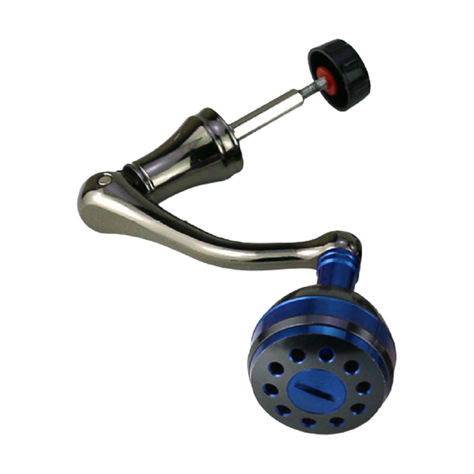 Fishing Reel Handle Grip Knob All Metal Replacement Spare Parts Crank  Handle Blue S