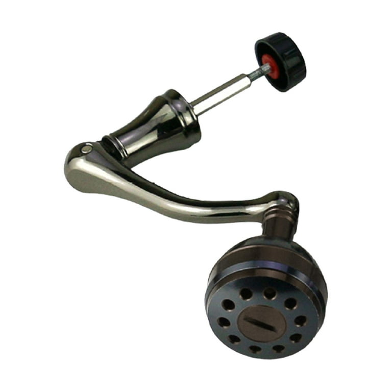 Fishing Reel Handle Grip Repair Accessories Knob All Metal Power Reel  Handle Brown M