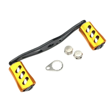 Fishing Reel Handle Power Handle Baitcasting Metal Knob Jigging Grip with Fitting Replacement Part for Fishing Reel